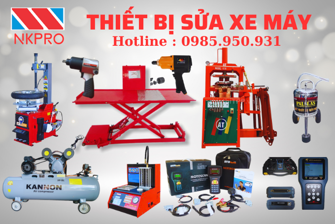 THIẾT BỊ SỬA CHỮA XE MÁY