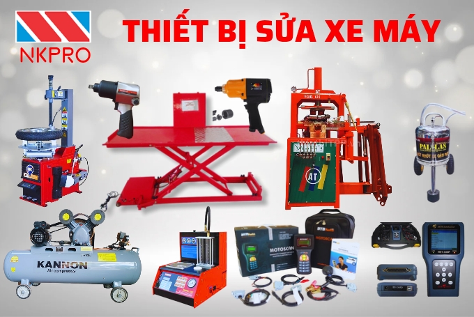 THIẾT BỊ SỬA CHỮA XE MÁY